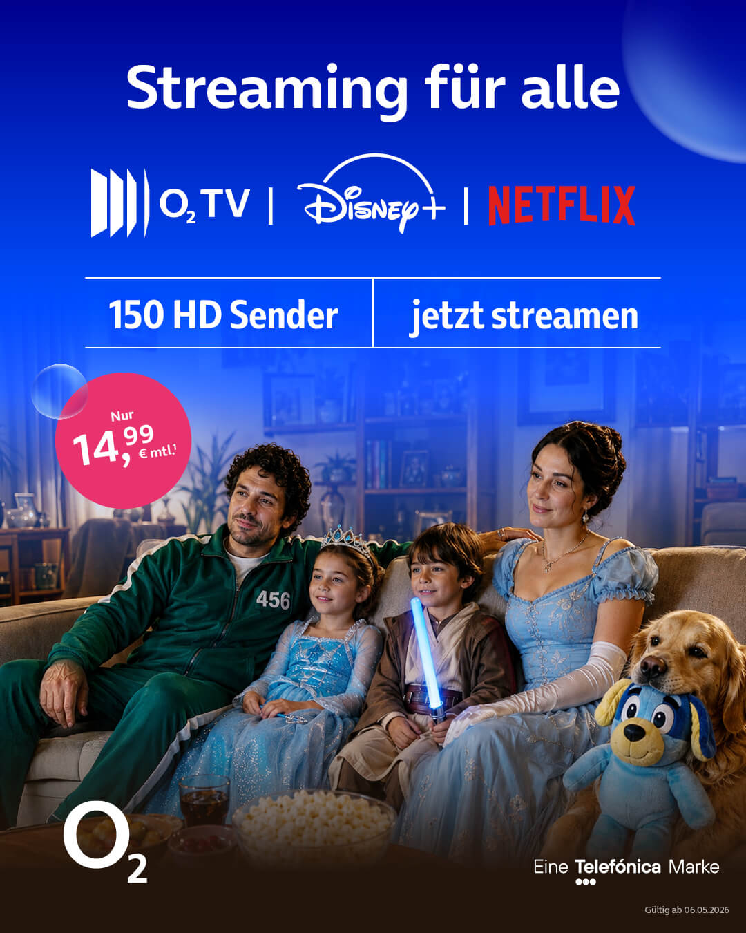 TV Werbevorlage o2